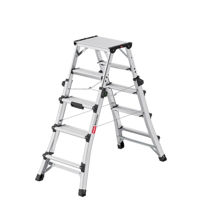 Hailo Master DTL100 Escalera de tijera 2 x 6 pasos