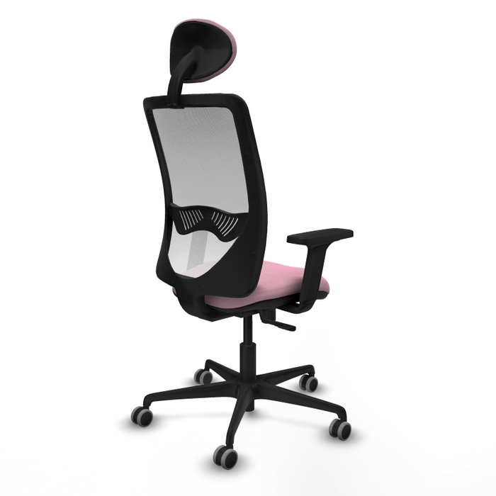 PIQUERAS Y CRESPO Silla de oficina Zulema Rosa y Blanca PIQUERAS Y CRESPO Silla de oficina Zulema Rosa y Blanca