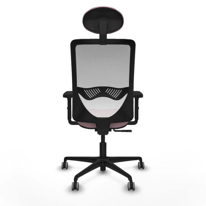 PIQUERAS Y CRESPO Silla de oficina Zulema Rosa y Blanca PIQUERAS Y CRESPO Silla de oficina Zulema Rosa y Blanca
