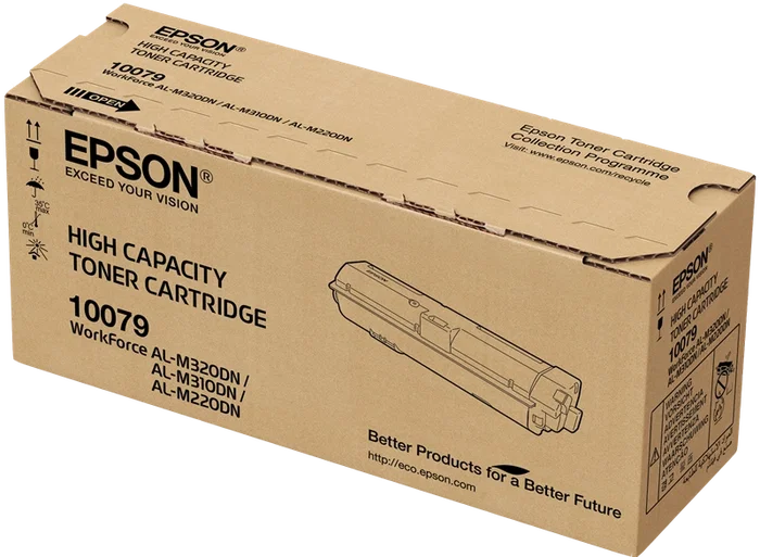 Epson C13S110079 Cartucho de Tóner Negro de Alto Rendimiento (XL) para WorkForce AL-M310/M320/M220 DN/DTN