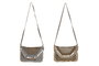 DKD Home Decor Bolso de Yute Surtido de 2 Unidades en Plateado y Dorado
