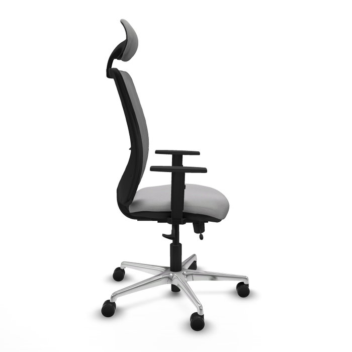 PIQUERAS Y CRESPO Silla de oficina Zulema Gris con mecanismo Sincro/Traslack PIQUERAS Y CRESPO Silla de oficina Zulema Gris con mecanismo Sincro/Traslack
