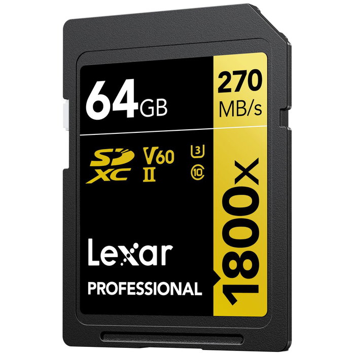 Lexar Professional 1800x SDXC 64GB UHS-II