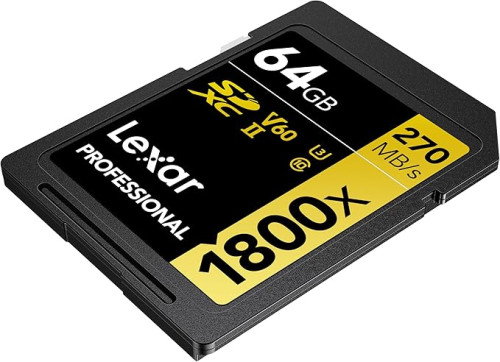 Lexar Professional 1800x SDXC 64GB UHS-II