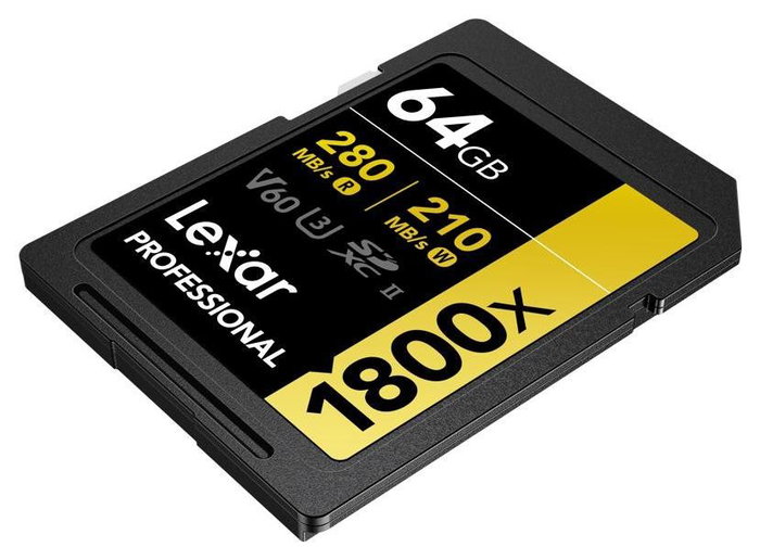 Lexar Professional 1800x SDXC 64GB UHS-II