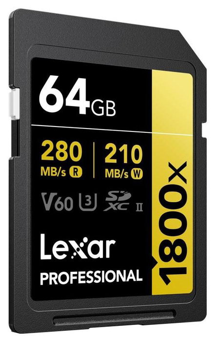 Lexar Professional 1800x SDXC 64GB UHS-II