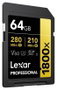 Lexar Professional 1800x SDXC 64GB UHS-II
