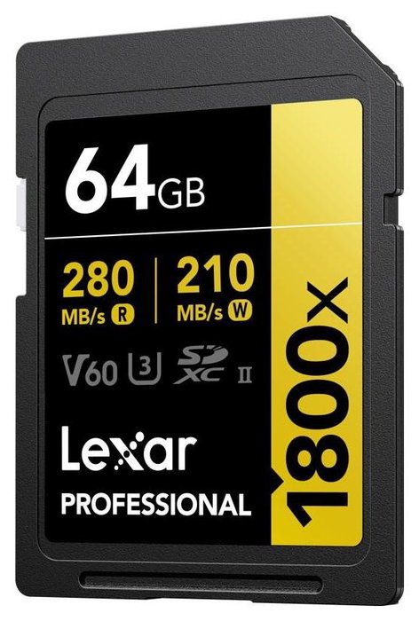 Lexar Professional 1800x SDXC 64GB UHS-II