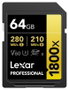 Lexar Professional 1800x SDXC 64GB UHS-II