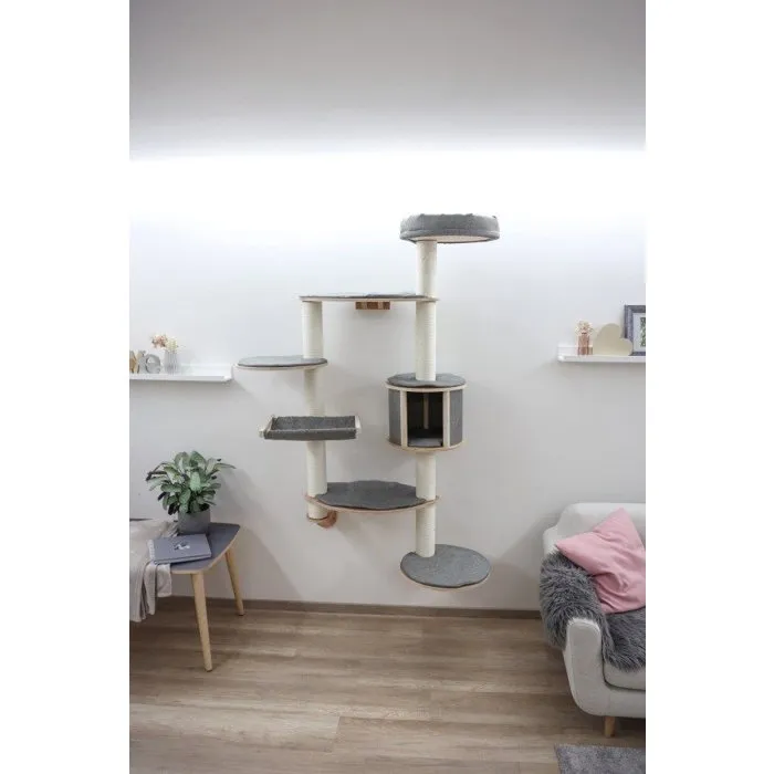 Kerbl Árbol para gatos de pared Tofana Dolomit XL 185 cm Gris KER4018653927700 Kerbl Árbol para gatos de pared Tofana Dolomit XL 185 cm Gris KER4018653927700