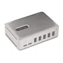 StarTech Hub USB-C de 7 puertos 10Gbps (5x USB-A y 2x USB-C) Plata