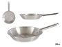 Kinvara Sartén de Aluminio con Mango 22 cm, Color Plata, Apta para Gas, Horno y Lavavajillas (Set de 12)
