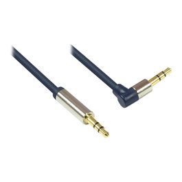 GoodConnections Cable de audio 3,5 mm a 3,5 mm, macho a macho, 1 m