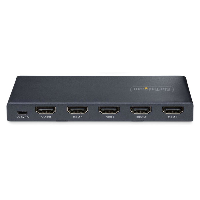 Startech.com Switch Selector HDMI 2.1 de 4 Puertos - 8K@60Hz, 4K@120Hz, HDR10+, UHD, 4 Entradas, 1 Salida Startech.com Switch Selector HDMI 2.1 de 4 Puertos - 8K@60Hz, 4K@120Hz, HDR10+, UHD, 4 Entradas, 1 Salida
