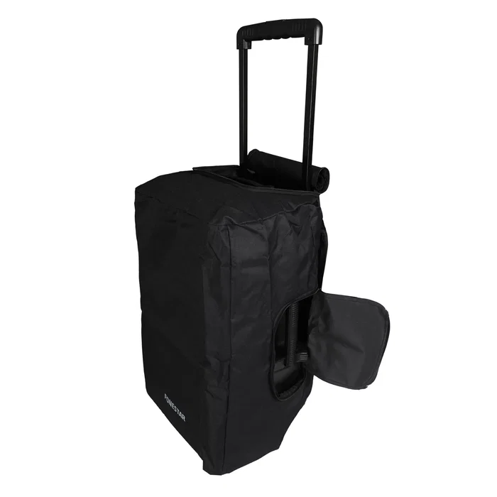Malibu Bolsa de Transporte para Altavoz de 15' Fondo Libre, Lona Resistente, Apertura con Cremallera, 450x685x385 mm, modelo FAL-M15