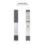 Tooq Soporte Elevador Plegable de Aluminio para Portátil, Plata