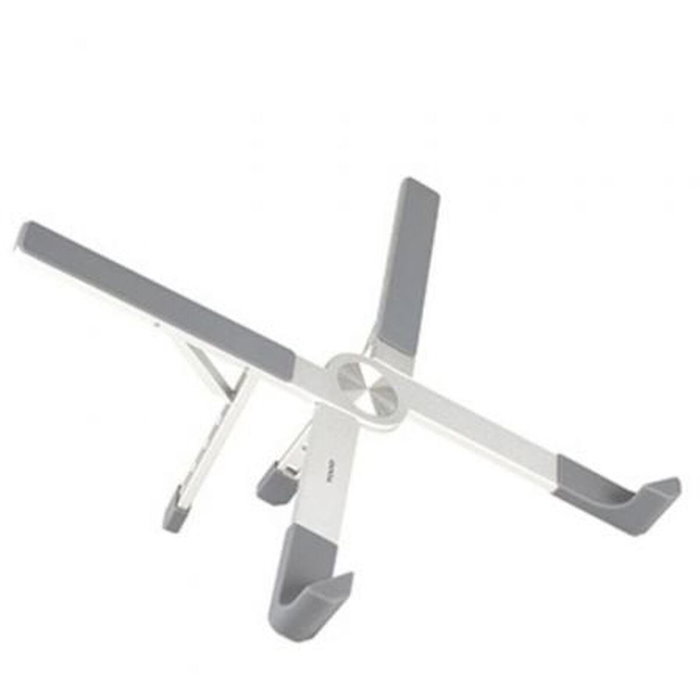 Tooq Soporte Elevador Plegable de Aluminio para Portátil, Plata Tooq Soporte Elevador Plegable de Aluminio para Portátil, Plata