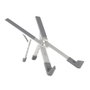Tooq Soporte Elevador Plegable de Aluminio para Portátil, Plata