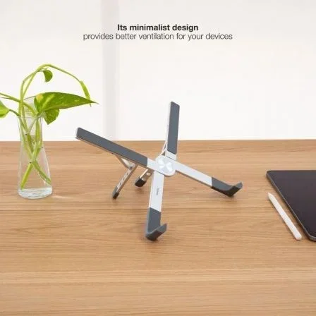 TooQ TQLRS0036-AL Soporte Elevador Plegable de Aluminio para Portátiles hasta 17.3" Color Plata TooQ TQLRS0036-AL Soporte Elevador Plegable de Aluminio para Portátiles hasta 17.3" Color Plata