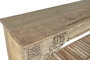 DKD Home Decor Consola Unique Antique, Madera Tallada de Teca Color Natural, 182 x 46 x 85 cm