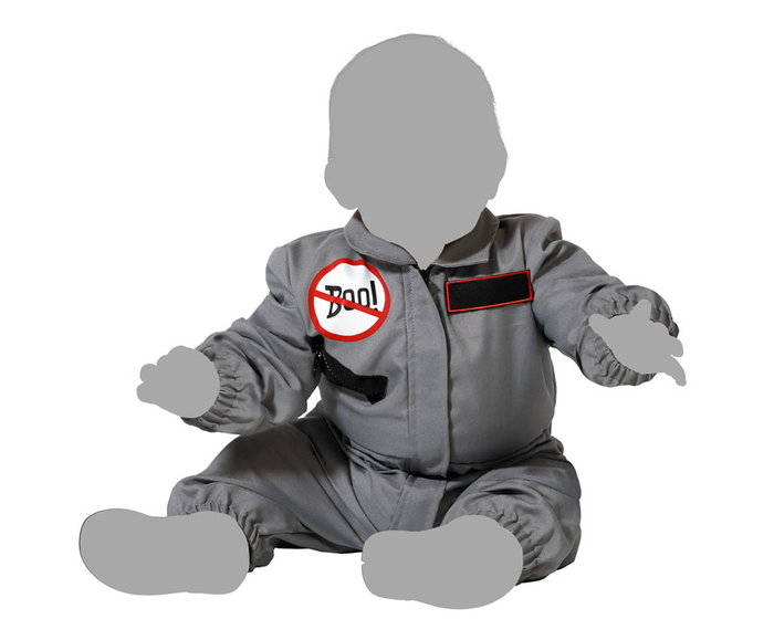 Atosa Ghostbusters - Disfraz de Cazafantasmas para Bebé Unisex Gris, 12-24 Meses
