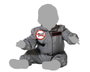 Atosa Ghostbusters - Disfraz de Cazafantasmas para Bebé Unisex Gris, 12-24 Meses