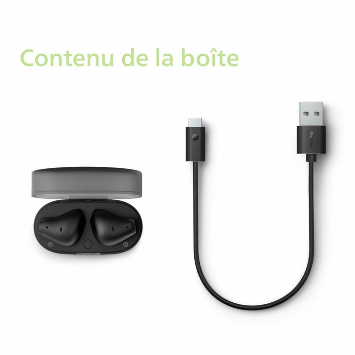 Philips TAT2139BK/00 Auriculares Inalámbricos Negros