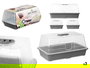 Ibergarden Set 3 Invernaderos con Respiradero 38 x 18 x 24 cm (Set de 8)