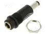 DeLOCK Adaptador DC 5,5 x 2,1 mm hembra a DC 5,5 x 2,5 mm macho