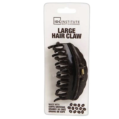 IDC Institute Pinza de Pelo Grande ECO LARGE HAIR CLAW para Mujer, Color Café, 1 unidad IDC Institute Pinza de Pelo Grande ECO LARGE HAIR CLAW para Mujer, Color Café, 1 unidad