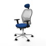PIQUERAS Y CRESPO Silla de oficina Jorquera Azul y Blanco
