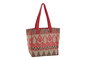 DKD Home Decor Bolso Mediterraneo Fresa Fucsia Beige 16 x 66 x 31 cm