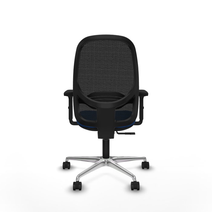 PIQUERAS Y CRESPO Silla de oficina Cilanco Azul y Negro con mecanismo Sincro