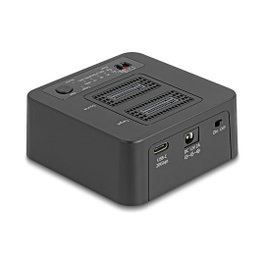 DeLOCK 64300 Estación de acoplamiento para 2 unidades M.2 NVMe PCIe SSD USB 20 Gbps