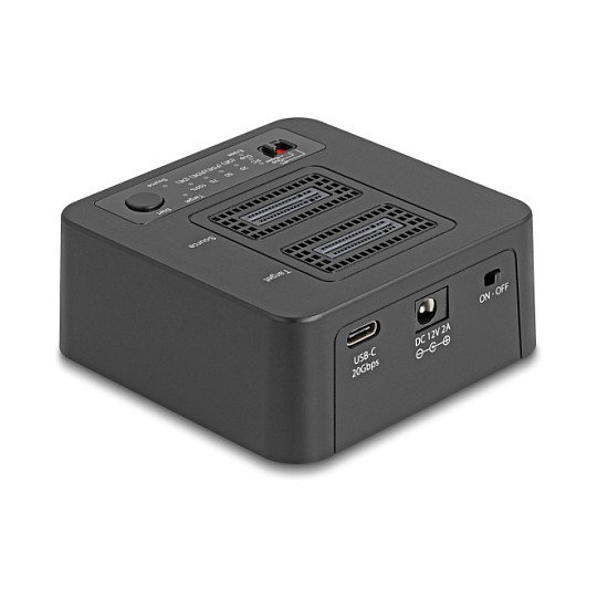 DeLOCK 64300 Estación de acoplamiento para 2 unidades M.2 NVMe PCIe SSD USB 20 Gbps DeLOCK 64300 Estación de acoplamiento para 2 unidades M.2 NVMe PCIe SSD USB 20 Gbps