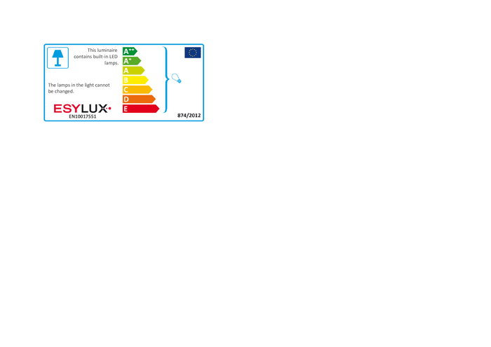 Esylux SLA LEDi SC Luminaria de emergencia LED