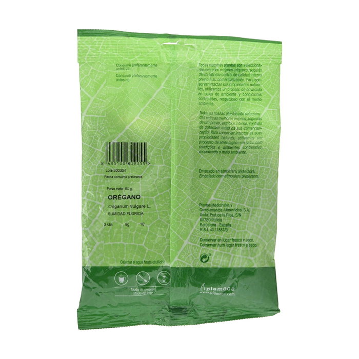 Plameca Orégano en Hojas 50 g Plameca Orégano en Hojas 50 g