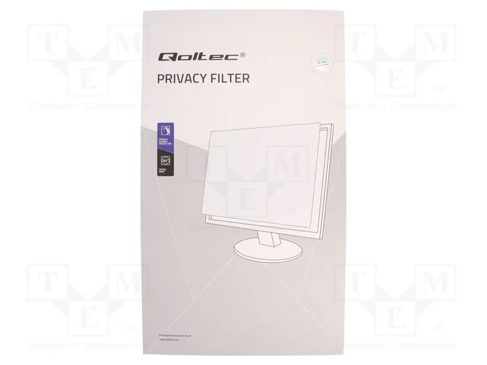 Qoltec Filtro de Privacidad RODO 23'' 16:9 Qoltec Filtro de Privacidad RODO 23'' 16:9