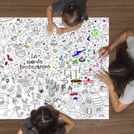 Jeux 2 momes Póster para Colorear XXL 70x100 cm