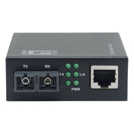 Level One GVM-2002 Convertidor de medios de red RJ45 a SC Gigabit Monomodo 1310nm 20km