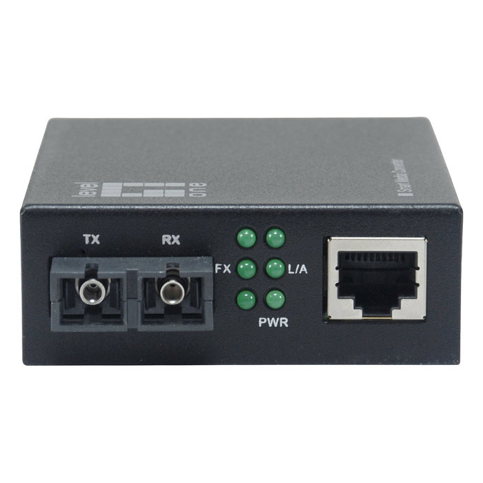 Level One GVM-2002 Convertidor de medios de red RJ45 a SC Gigabit Monomodo 1310nm 20km Level One GVM-2002 Convertidor de medios de red RJ45 a SC Gigabit Monomodo 1310nm 20km