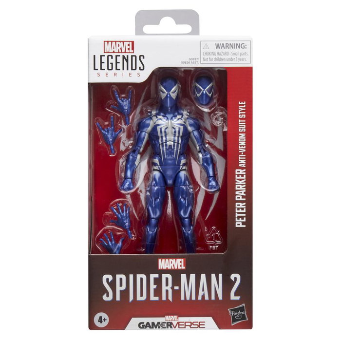 Hasbro Marvel Legends Series Figura Peter Parker traje Anti-Venom Spider-Man Gamerverse 15 cm
