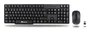 NGS Euphoria Kit Teclado y Ratón Inalámbricos Negro 2,4 GHz