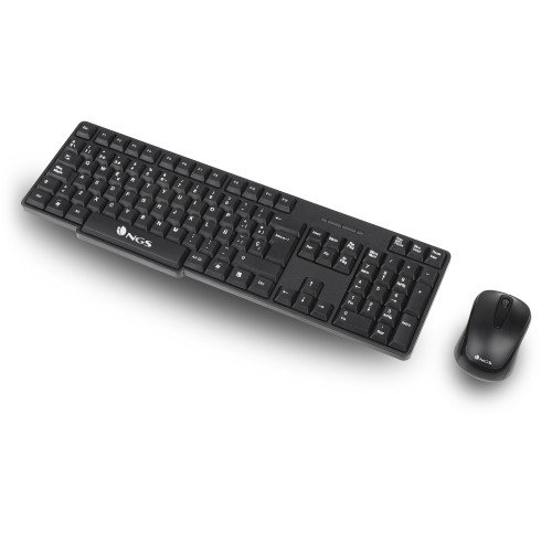 NGS Euphoria Kit Teclado y Ratón Inalámbricos Negro 2,4 GHz NGS Euphoria Kit Teclado y Ratón Inalámbricos Negro 2,4 GHz