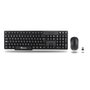 NGS Euphoria KIT Teclado y Ratón Inalámbricos Negro