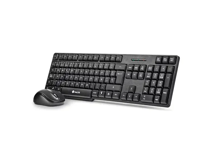 NGS Euphoria KIT Teclado y Ratón Inalámbricos Negro NGS Euphoria KIT Teclado y Ratón Inalámbricos Negro