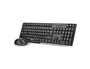 NGS Euphoria KIT Teclado y Ratón Inalámbricos Negro