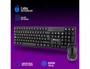 NGS Euphoria KIT Teclado y Ratón Inalámbricos Negro