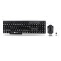 NGS Euphoria Kit Combo de Teclado y Ratón Inalámbrico Negro
