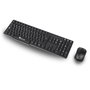 NGS Euphoria Kit Combo de Teclado y Ratón Inalámbrico Negro